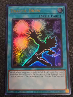 x1 Drastic Draw - MZMI-EN037 - Ultra Rare - 1st Edition Yu-Gi-Oh! M/NM - Image 1