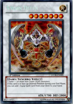 Yugioh Vylon Delta STOR-EN099 1st Edition Secret Rare NM - Image 1