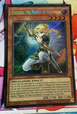 Regulus, the Prince of Endymion BLGG-EN050 Glorious Gallery Secret Rare Yugioh - Image 1