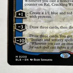 Ral, Crackling Wit (Non-foil) Bloomburrow 0230 Mythic MTG - Image 3