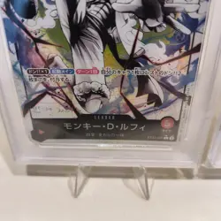 ONE PIECE PSA10 Monkey D. Luffy ST21-001 & Alt Art ST21-001A Japanese GEM MINT - Image 3