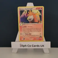 Team Magma's Camerupt 19/95 EX Team Magma vs Team Aqua Pokemon Card - Image 1