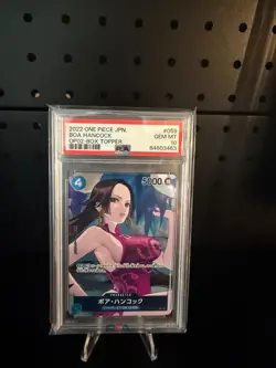 Boa Hancock OP02-059 PSA 10 Box Topper Promo Card 2022 One Piece - Image 1
