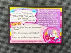 Worst Companion Ever #50 of 84 MLP Series 1 Card Enterplay Hasbro 2012 - Image 2
