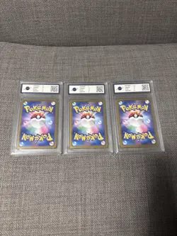 3 X Pokemon Eeveelutions Card Slabs Bundle RKT Graded 9 Eevee Umbreon Sylveon - Image 5