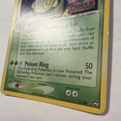Cradily 7/108 2007 EX Power Keepers Pokemon Card TCG Reverse Holo Rare - Image 3