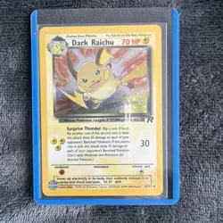 Pokemon Dark Raichu Holo TCG Card 83/82 Secret Rare, Excellent LP (Excellent) - Image 1