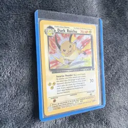 Pokemon Dark Raichu Holo TCG Card 83/82 Secret Rare, Excellent LP (Excellent) - Image 3