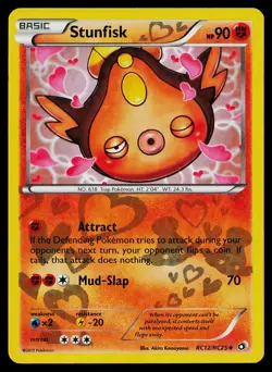 Pokemon Card Stunfisk RC12/RC25 Legendary Treasures: Radiant Collection Holo - Image 1