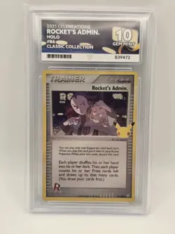 Rocket's Admin Celebrations Classic Collection Card 86/109 - 10 PERFECT SUBS - Image 1