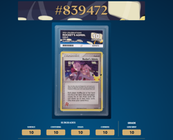 Rocket's Admin Celebrations Classic Collection Card 86/109 - 10 PERFECT SUBS - Image 3