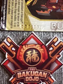 Bakugan New Vestroia Building Gate 🏅 Gold Gate Card Ser# 13/48n Maxus Dragonoid - Image 2