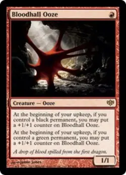 Bloodhall Ooze ~ Lightly Played Conflux MTG Magic UltimateMTG Red Card - Image 1