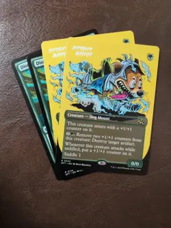 X4 District Mascot (X2 Borderless & X2 Regular) Non-Foil Aetherdrift MTG - Image 1