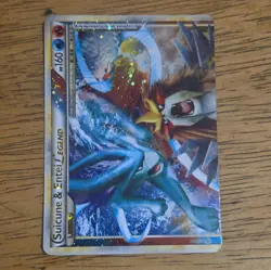 Pokemon TCG Suicune & Entei Legend Holo Card Unleashed TOP Half 94/95 LP 94/95 - Image 1