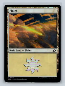 Plains (0267) Edge of Eternities #267 MTG Foil - Image 1