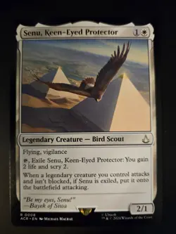 Senu, Keen-Eyed Protector NM Universes Beyond: Assassin's Creed MTG FREE SHIP - Image 1