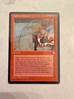 Magic the Gathering - Game of Chaos - Ice Age - Regular Very Lightly Played - Image 1