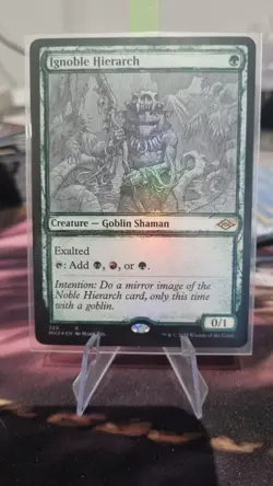 MTG Ignoble Hierarch - Showcase Foil - MH2 - Near Mint+ Condition - Image 1