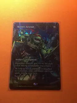 MTG Magic The Gathering Ronin’s Arsenel Foil PZA Mythic Borderless TMNT - Image 2