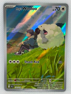 Pokemon Journey Together - Hop's Wooloo 170/159 - Illustration Rare - NM/M Cond - Image 1