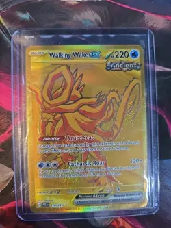Pokemon TCG Walking Wake EX Prismatic Evolutions Gold Hyper Rare Card 178/131 - Image 1