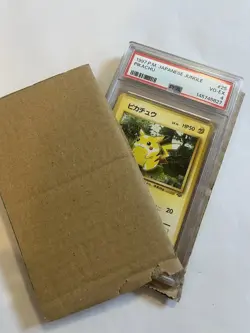 DDP 1998 POKEMON JPN GYM LV.10 #25 LT. SURGE'S PIKACHU PSA 6 - Image 4