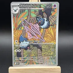 Pokemon TCG S&V White Flare - Swoobat 120/086 Illustration Rare Full Art Foil - Image 2