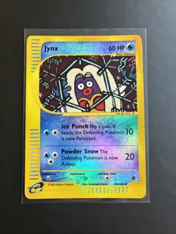 Pokemon TCG Jynx Expedition Base Set 83/165 Reverse Holo Uncommon LP - Image 1