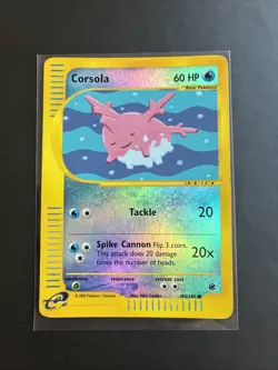 Pokemon TCG Corsola Expedition Base Set 102/165 Reverse Holo LP - Image 1
