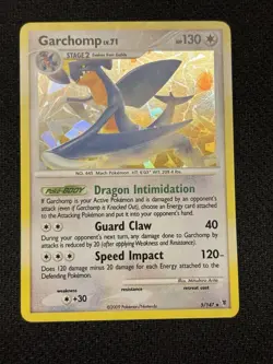 Pokemon Garchomp TCG 5/147 Supreme Victors Cracked Ice Near Mint Holo Rare 2009 - Image 4