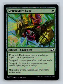 Meltstrider's Gear Edge of Eternities #198 MTG Foil - Image 1