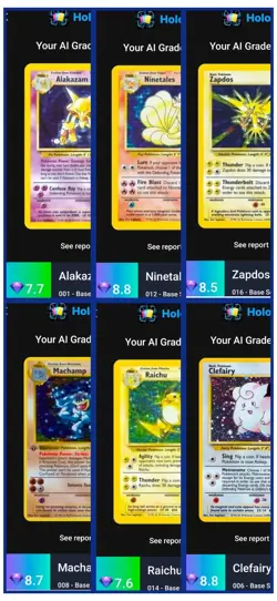 Pokemon TCG BASE SET holo rare assortment - Image 3