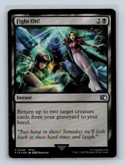 Fight On! FINAL FANTASY #100 MTG Foil - Image 1
