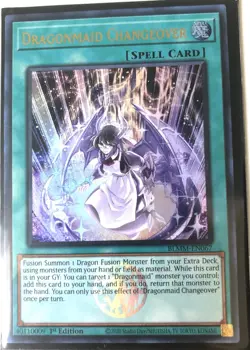 Yu-Gi-Oh! TCG Dragonmaid Changeover BLMM-EN067 Ultra Rare 1st Edition Near Mint - Image 1