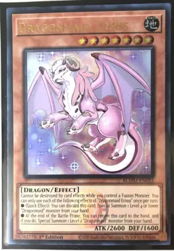 Yu-Gi-Oh! TCG Dragonmaid Ernus BLMM-EN055 Ultra Rare 1st Edition Near Mint - Image 1