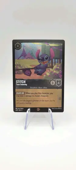 Disney Lorcana TCG: Stitch 6/P2 Promo Cold Foil - Shimmering Skies - NM - Image 1
