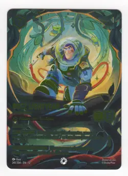 Disney Lorcana Wilds Unknown BUZZ LIGHTYEAR Jungle Ranger Iconic Foil 241/204 - Image 2