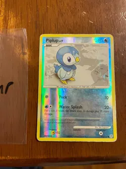 Piplup 93/130 Diamond & Pearl Base Burger King Reverse Holo - Pokemon Card - MP - Image 1