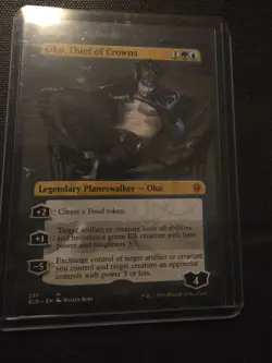 Oko, Thief of Crowns Borderless Non-Foil Card, Throne of Eldraine 2019 B3p20 - Image 1