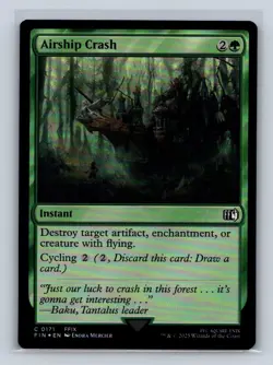 Airship Crash FINAL FANTASY #171 MTG Foil - Image 1