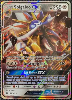 Solgaleo GX 89/149 SM Base Set Holo - Pokemon Card - Image 1