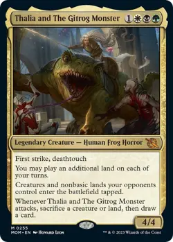 MTG Thalia and the Gitrog Monster March of the Machine 0255 Regular Mythic - Image 1