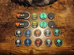 Magic the Gathering Simple Spinning Counters and Tokens - Image 1