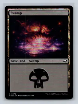 Swamp (0272) Edge of Eternities #272 MTG Foil - Image 1