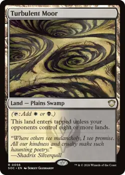 [1x] Turbulent Moor Near Mint, English Secrets of Strixhaven Commander MTG Magic - Image 1
