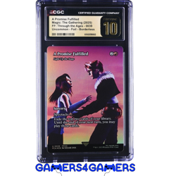 A Promise Fulfilled 0039 Foil Final Fantasy CGC Pristine 10 Borderless slab psa - Image 1