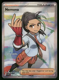 Nemona 229/091 SV: Paldean Fates Pokemon - Image 1