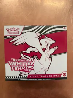 Pokemon TCG Scarlet & Violet White Flare ETB Elite Trainer Box Factory Sealed - Image 1