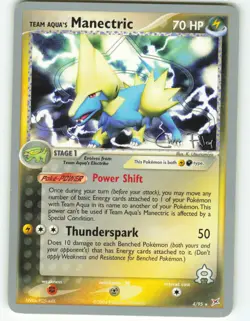 Manectric - World Championships 2004 - 4/95 Team Magma vs Team Aqua Pokemon TCG - Image 1